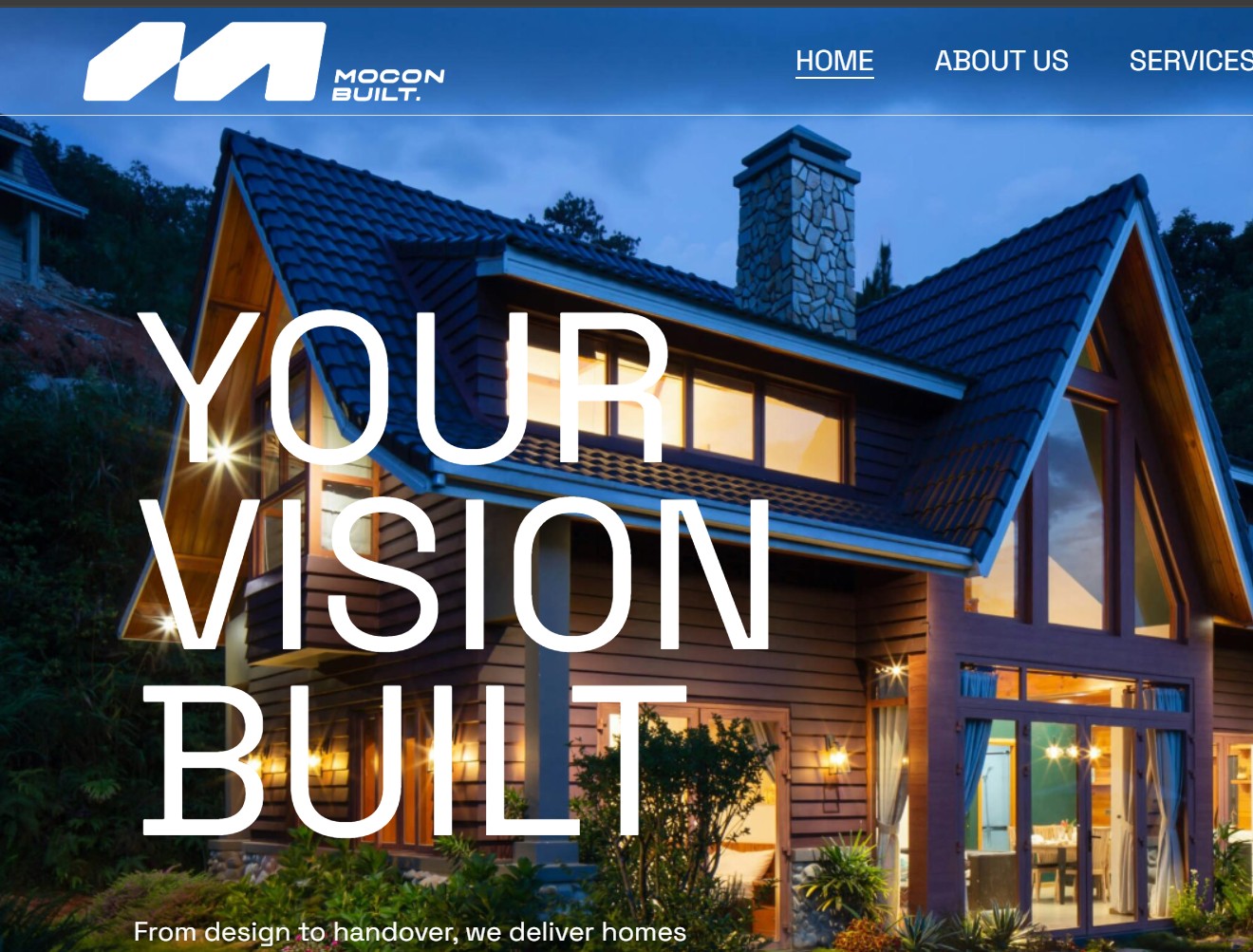 Mocon Built website
